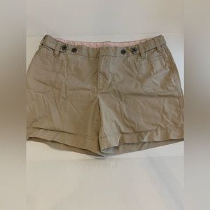 Old Navy khaki shorts - adjustable buttons at waist